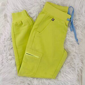 FIGS Zamora Jogger Scrub Pants Citrine Petite XXS